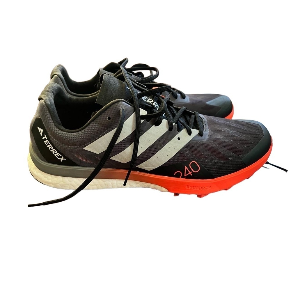 NEW Adidas Terrex Agravic Speed Ultra Trail Running Shoes US 13 Black White